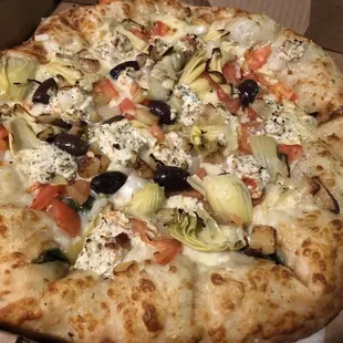 Olive Oil Special Gourmet pizza