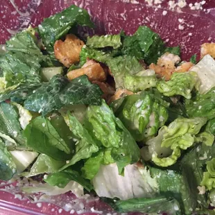 Chicken caeser salad