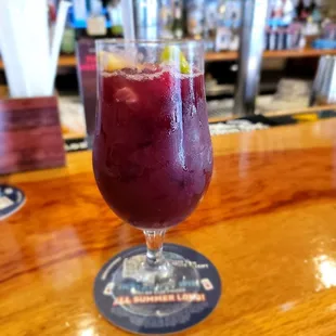 Red sangria. $4 - happy hour