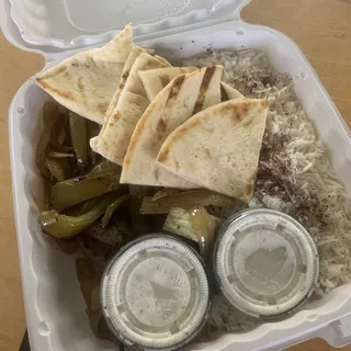 Beef Kebob Skewers Platter