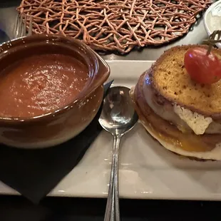 Grilled Cheese and Tomato Soup