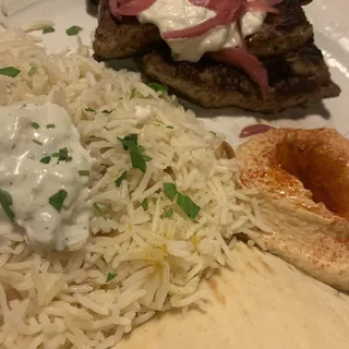 Lamb Gyro Entree.