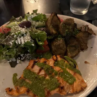 Grilled Salmon Entree.