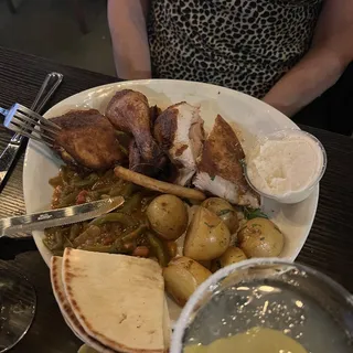 Roasted Half Chicken.