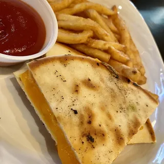 Kids Grilled Cheese Pita.