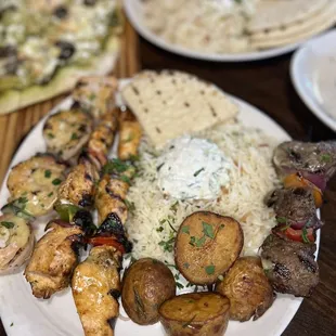 a plate of food