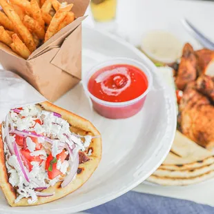 Classic Lamb Gyro with Fries