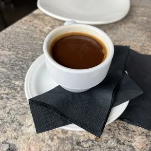 Greek coffee. Wish there was more...