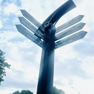 While waiting for my take out, right across the street there are options for a nice walk or bike ride &amp; circle back to pizza!