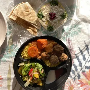 baba ganoush and kefffa ashouriyeh