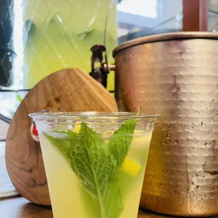 Lamoni with mint and ginger.