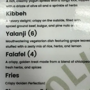 . Yolanji was the sample given try!!