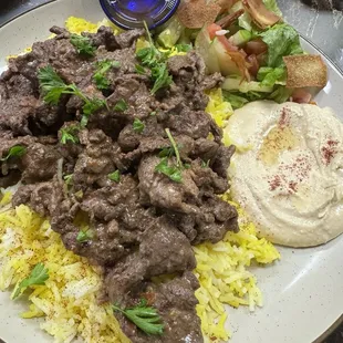 Beef Shawerma plate