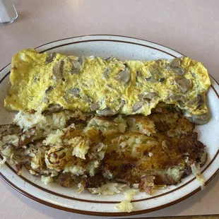 Mushroom omlet