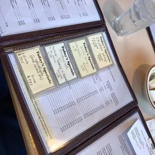 Menus