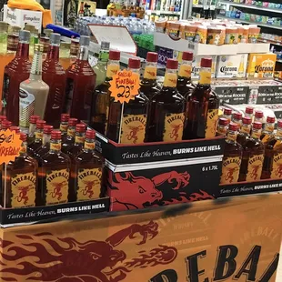 a display in a grocery store