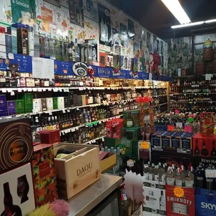 Big selection  of beer liquor  & wine