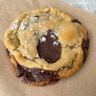 a chocolate chip cookie