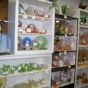 A portion of our depression glass.