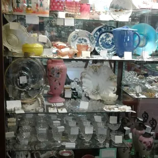 Some of our Victorian Glassware