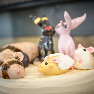 a close up of a cake