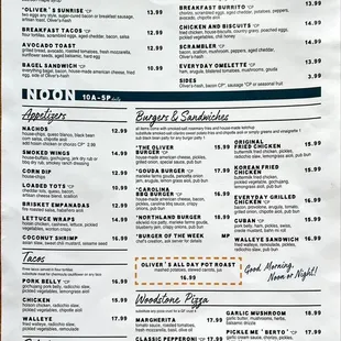 Menu 9/29/23