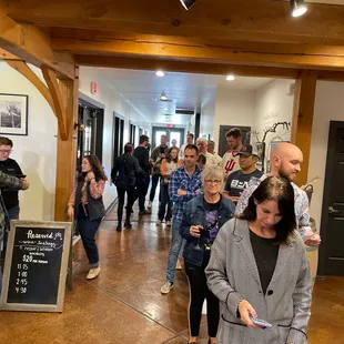 Crazy line out the door