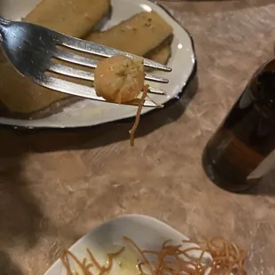 Shrimp in the crab balls?