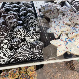 a variety of doughnuts