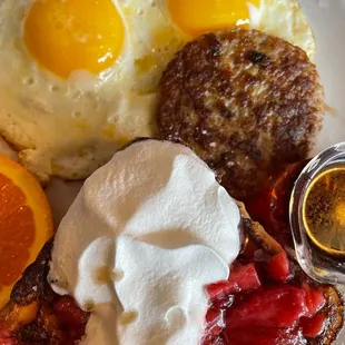 Stuffed French Toast Combo Special