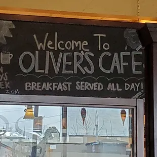 a view of the outside of the restaurant