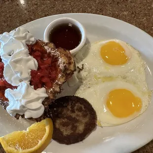 Stuffed French Toast Combo