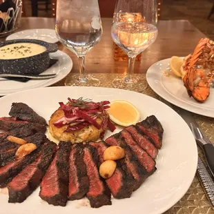 steak and lobster