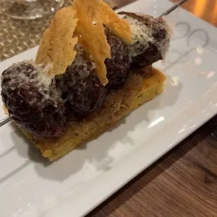 Maple Bourbon Meatballs