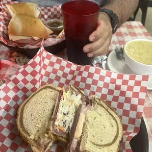 The Oliver the Hero and some broccoli cheddar!