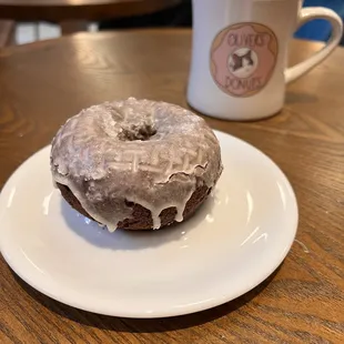 chocolate sea salt donut