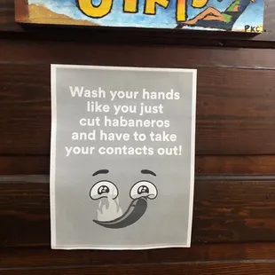 Toilettenschild - nach COVID sehr sinnvoll und auch humorvoll!