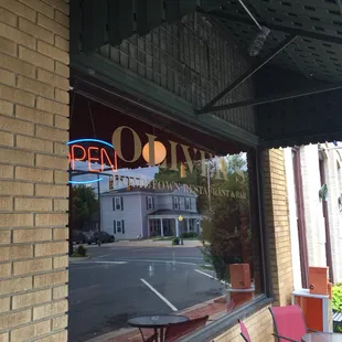Outside Oliver's.