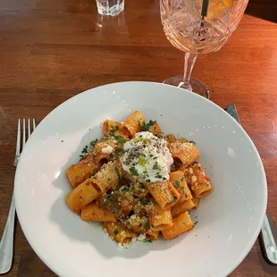 Spicy Vodka Rigatoni