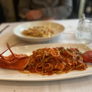 Pasta and Lobster