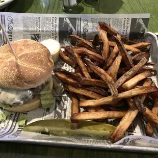 Cheeseburger + Fries ...