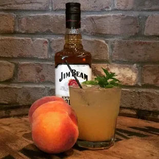 Bourbon Peach Smash