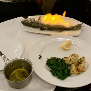Filetto di Branzino alle Olive