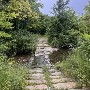 This is where you should walk your bike up and down. Be careful.