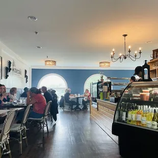Inside the restaurant