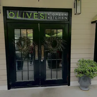 Front of the restaurant
