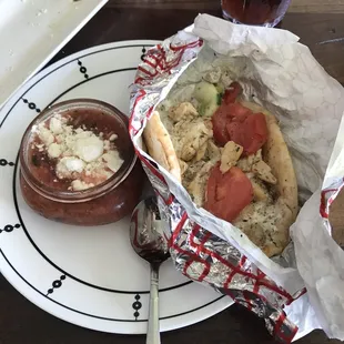 Chicken gyro