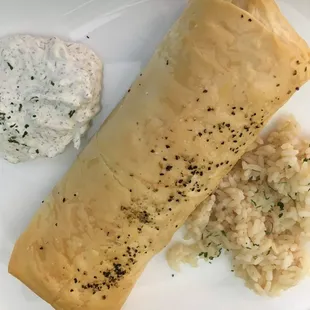 a plate of food