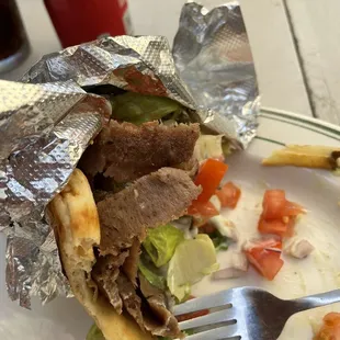 Gyro in a pita