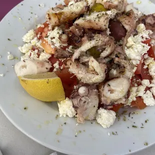 Octopus salad